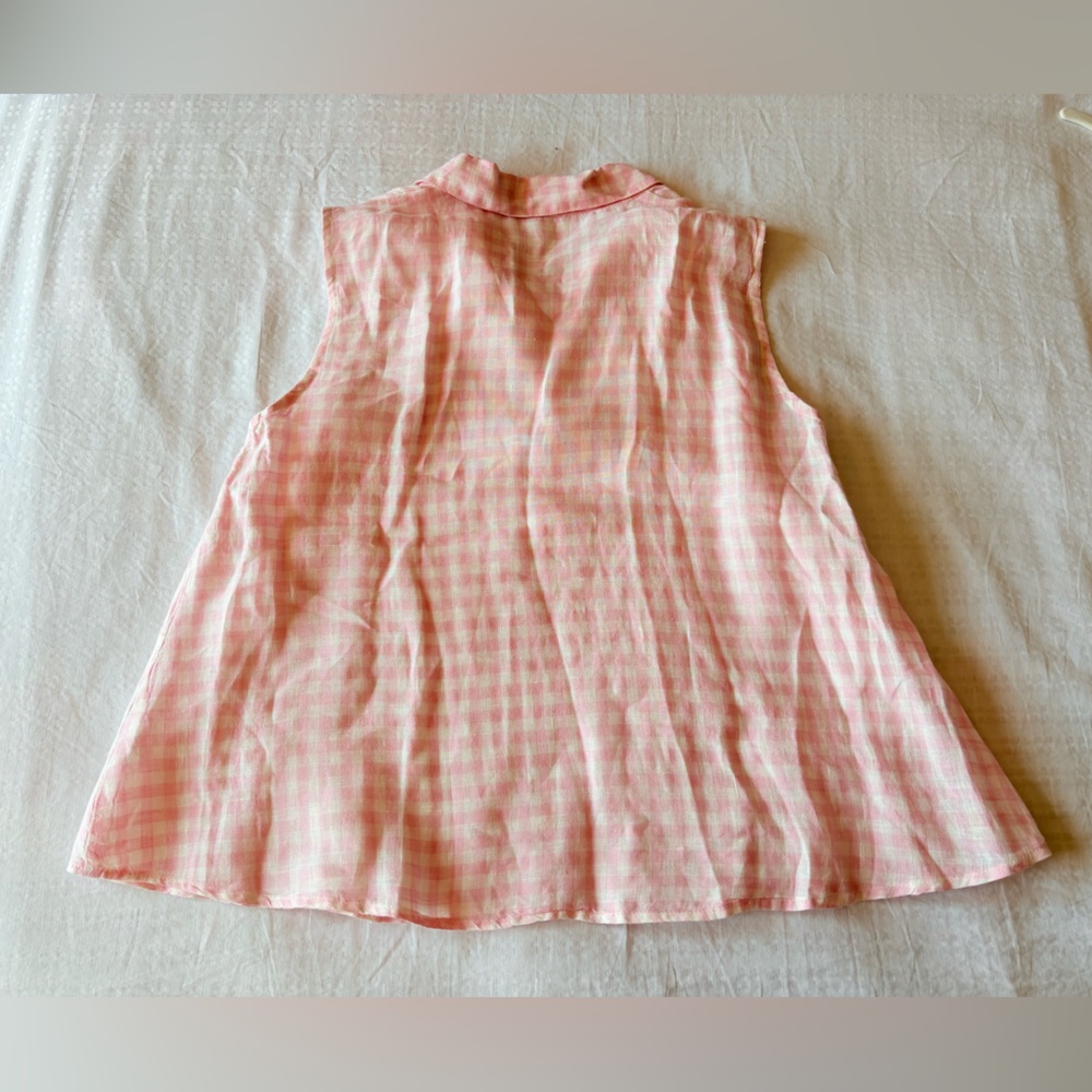 CP Shades Linen Gingham Top - Picture 12 of 12
